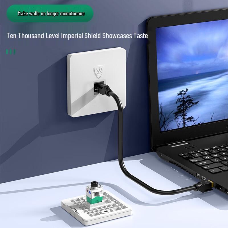 WANJEED RJ45 Network Wall Plate Module Kit