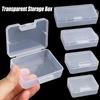 Mini Plastic Jewelry Case Flip Cover Beads Storage Container  Small Items Storage
