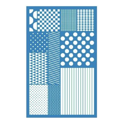 Dot Grid Silk Screen Stencils for Clay Jewelry Earrings Decorations 4x6 Inches