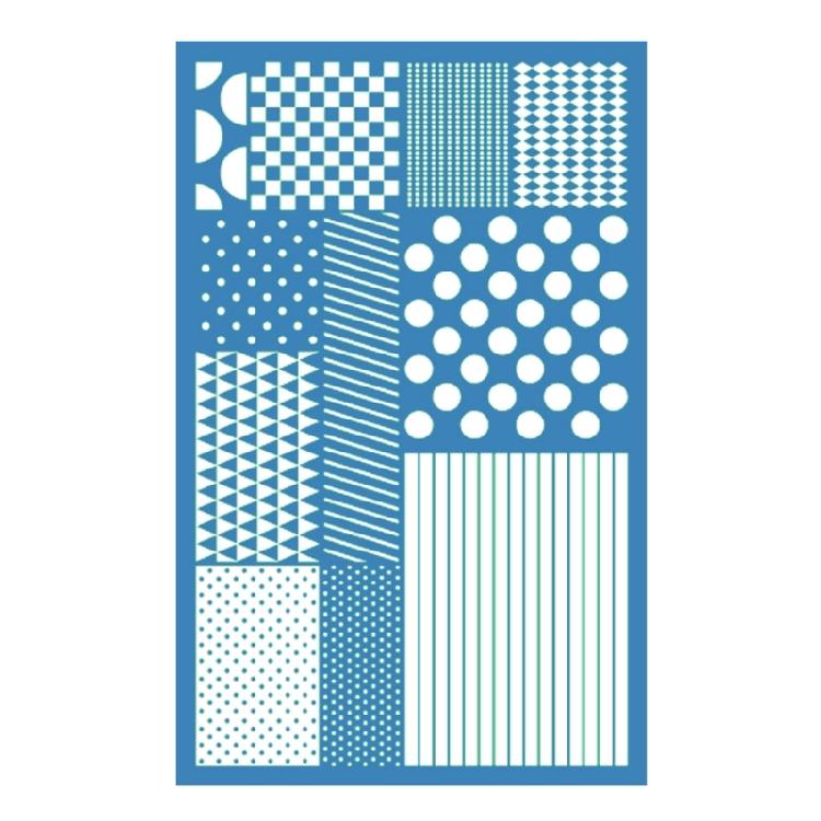 

Шелкотрафареты с точечной сеткой для украшений из глины, серег, декораций 4x6 дюймов 1