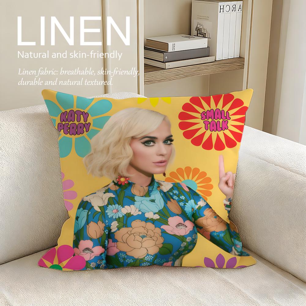 

Music Katy Perry Cushion Cover Pillowcase Set Pcs x x Breathable Washable Sofa Cushion Cover 30X30cm