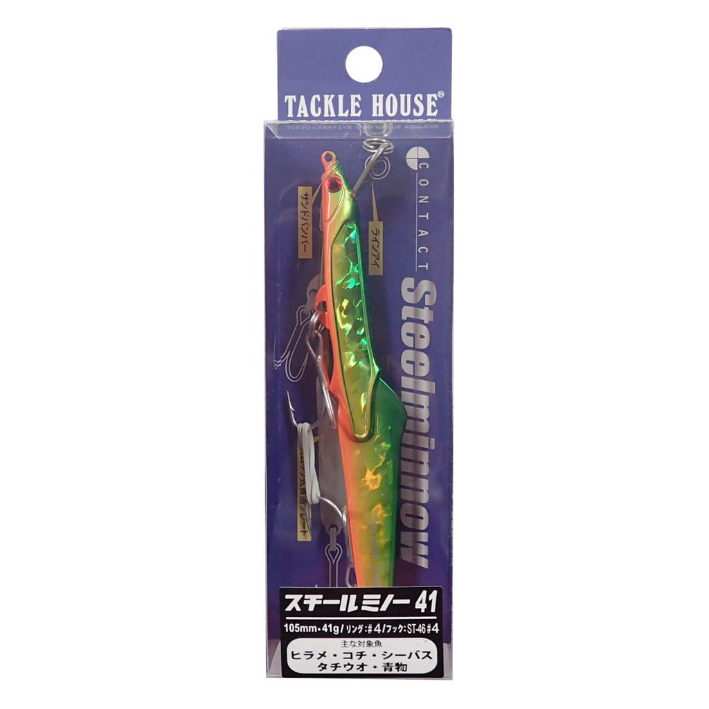 Tackle House Lure Steel Minnow CSM40 NO.3 Gold Green Orange