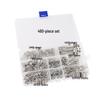 460-Piece Silver Nickel-Plated Safety Pin Set for Clothing Repair