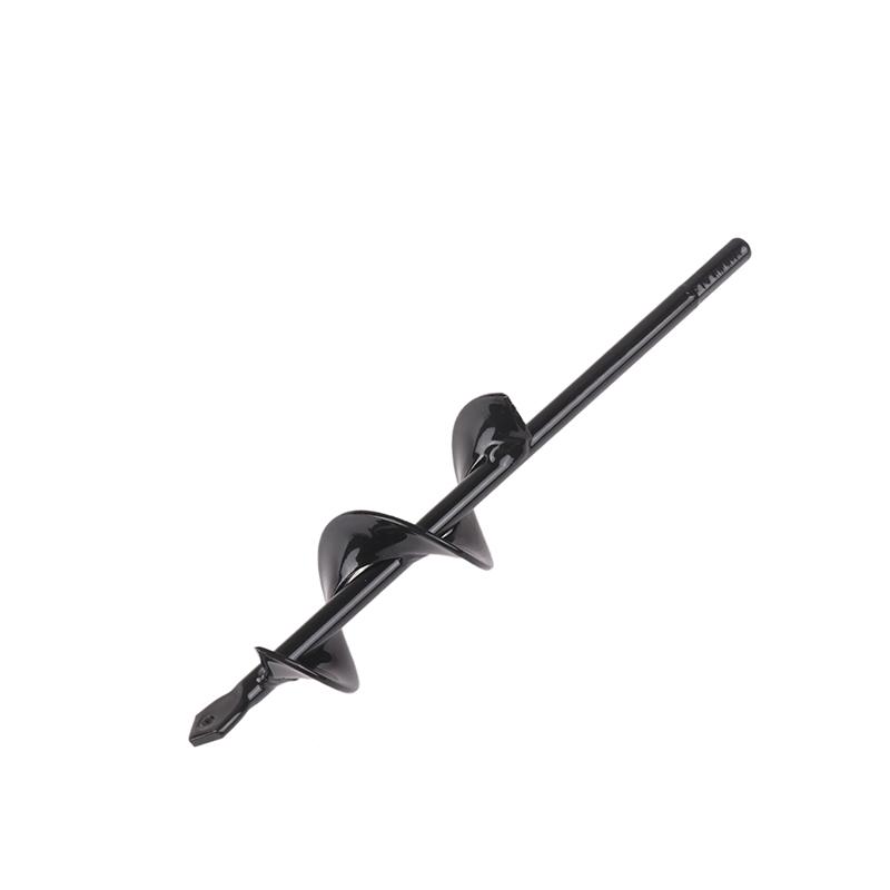 Garden Planting Flowers And Plants Digging Hole Drill Bit Spiral Rod Loose Soil Alloy Ground Ddrill Bit Short Rod
