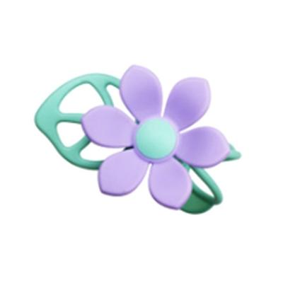 Kokonori Chew Chew Bloom Band Teething Device, Teething Device + Portable Case, Purple, 1 Piece, Korean Baby Products