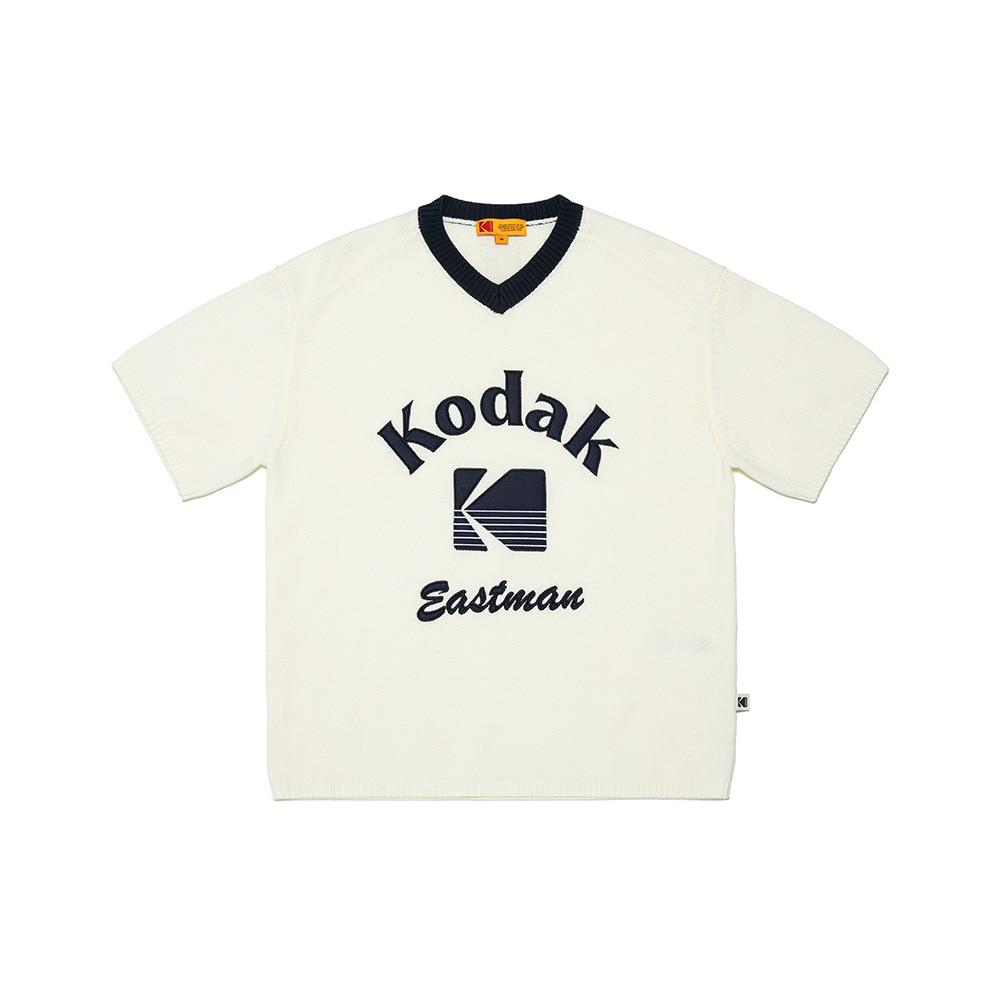 Kodak Recipe Short Sleeve Knit T-Shirt Ivory