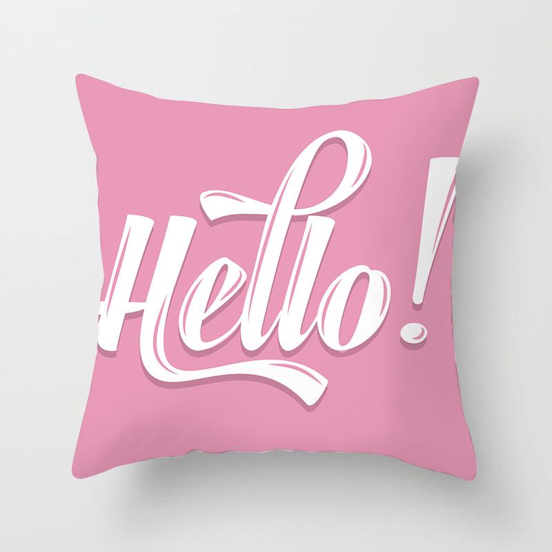 Blue Print Nordic Style Cushion Car Sofa Cushion Pillow Lumbar Cushion Cover Home Furnishings