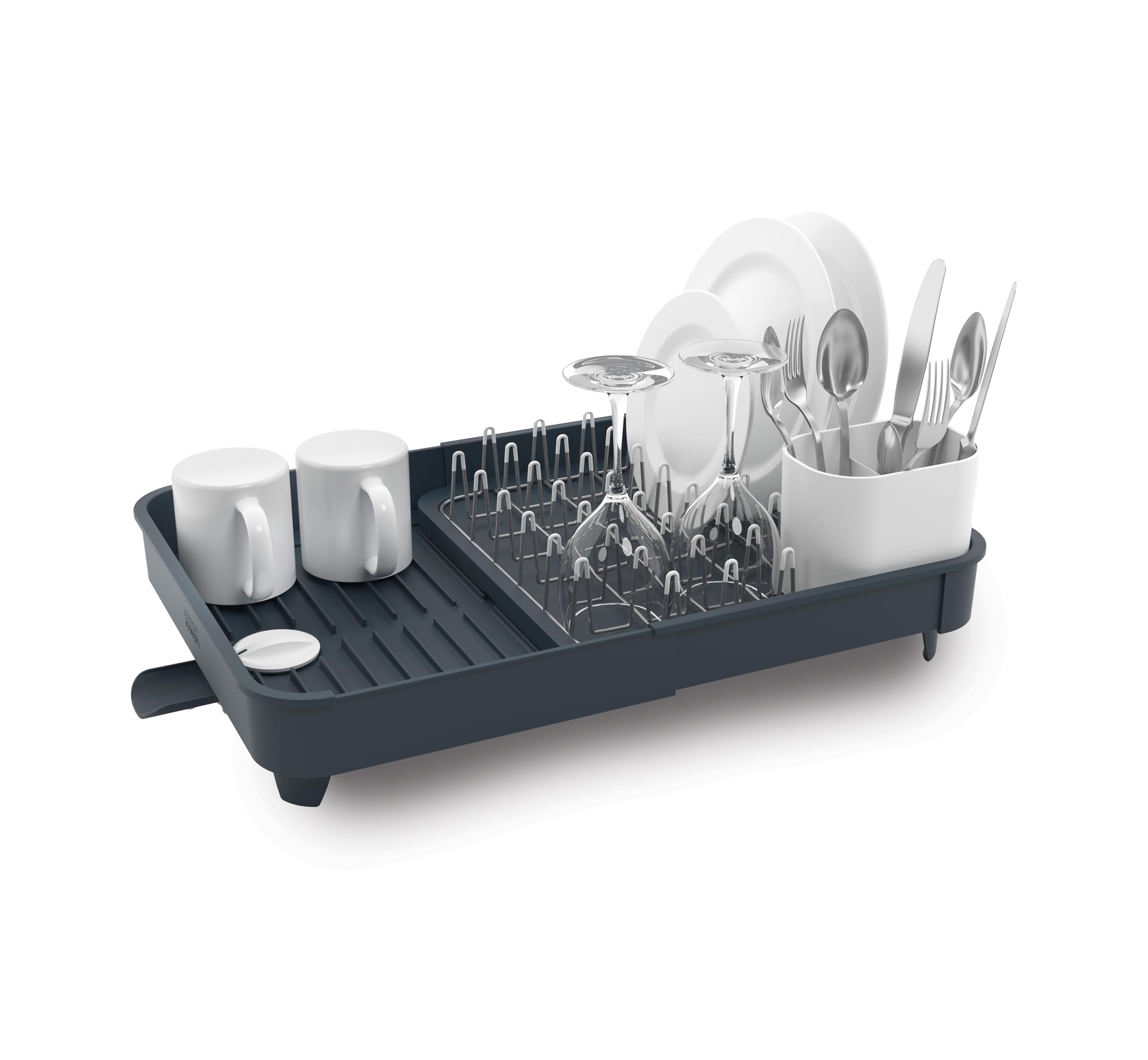 

[Authentic] Joseph Joseph Dish Rack, Extendable, Gray/White, 850406