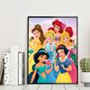 Full Round Diamond Painting Princesses Art Rhinestone Picture Mosaic DIY 5D Cross Stitch Embroidery Home Decoration