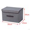 Faltbarer Aufbewahrungsbehälter mit Deckel, Stoff Dekorative Box Organizer Behälter Korb Würfel für