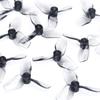 32pcs 31mm 3-Blade Props with 1.0 mm Shaft Micro Whoop Drone Propellers for Tiny Whoop FPV Racing Whoop Like iFlight A65 Quadcopter(Grey and