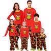 Parent-child Christmas Print Home Suit Long-sleeved Top And Pants