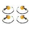 Motorcycle Direction Indicator 4 X Indicator 6V Turn Signal Lamp Amber Motorcycle Turn Signal Light 6 Volt Turn Signal Motorcycle