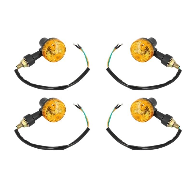 Motorcycle Direction Indicator 4 X Indicator 6V Turn Signal Lamp Amber Motorcycle Turn Signal Light 6 Volt Turn Signal Motorcycle