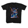 Mega Man Collage Orange Beam Gaming  Children's T-shirt