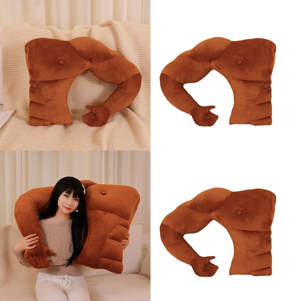 Soft Plush Male Friend Body Pillow With Arm Support For Gift And Comfort