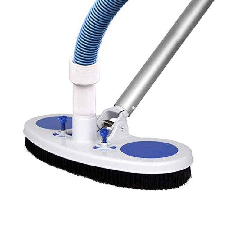 Swimming Pool Cleaning Flat Brushes 13" Plastic Bristle Vacuum Cleaner Suction