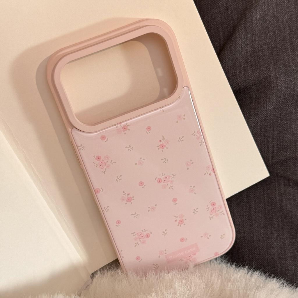 Fairy-style Apple17promax Phone case with crushed resin flowers15Applicable iPhone16Huawei Samsung14Hard