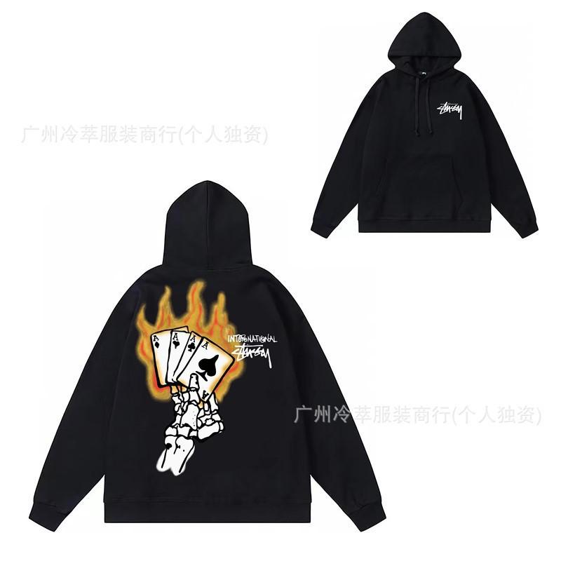 Mens Oversized Hooded Sweatshirt With Letter Print Streetwear Style Cotton Pullover Winter