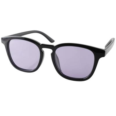 Valeria Photochromic Polarized Sunglasses with Flat Square Wellington and Soft Purple Lenses, Frame, Case, Unisex,