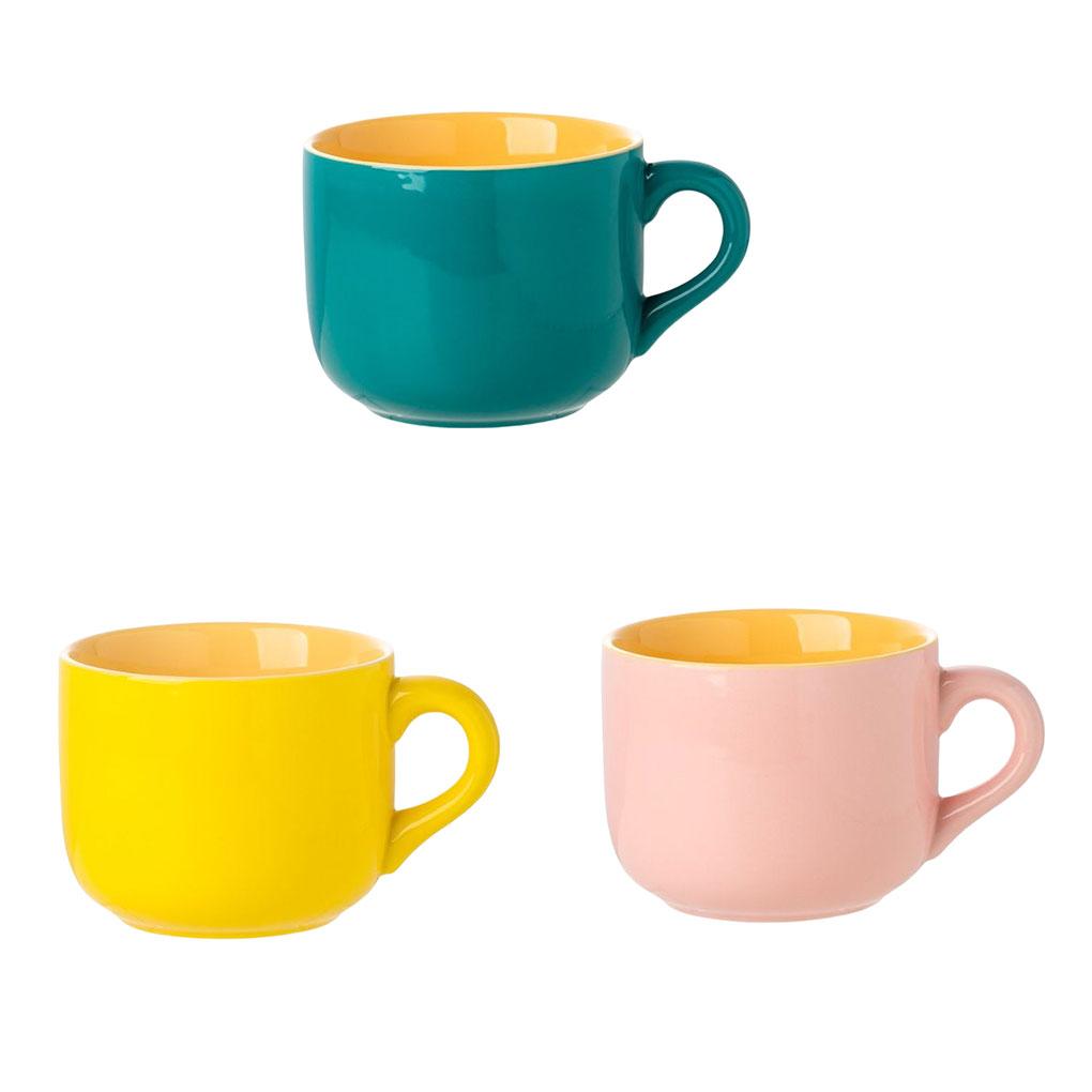 Caneca de cerâmica estilo nórdico para café da manhã, copo para micro-ondas, resistente ao calor, caneca para café, chá e leite, grande capacidade