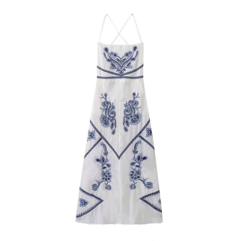 Kaslead New Arrival Women's Clothing Fashion Style Fashion Casual Simple Camisole Backless Dress 5107259