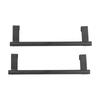 2 PCS Rustproof Towel Rack Black Over Door Towel Rack Durable Towel Bar  Household Use