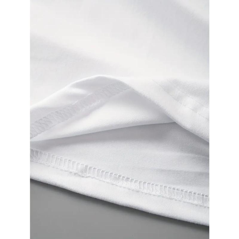 Camiseta Elegante para Mujer Talla Europea con Elegante Estampado Floral en Acuarela | Material Suave, Ropa Casual y Vacaciones, Holgada y Cómoda