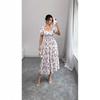 2025 European & American Style Printed Long Flowy Slimming Women's Dress