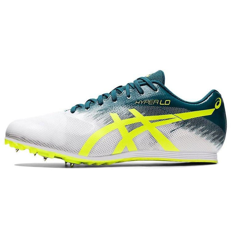 ASICS Hyper LD 6 White Safety Yellow Men s 1091A019-100 EU 44