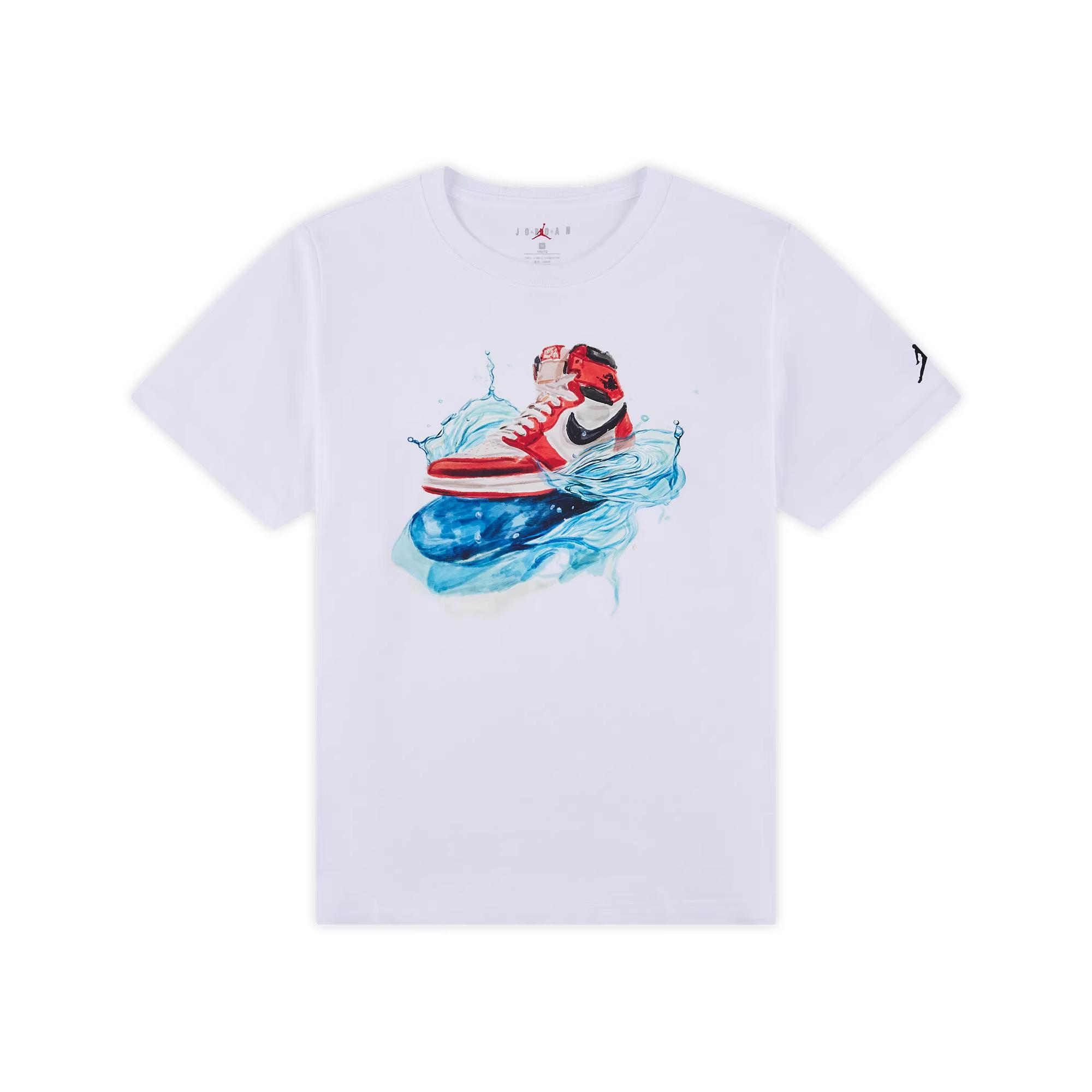 

Jordan Футболка Aj1 Jumpman Мягкая Удобная Простая Универсальная С коротким рукавом Мужские Топы Белая II3072-100 XL