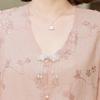 Da Tang Fu Ren Elegant Sequin V-Neck Summer Top
