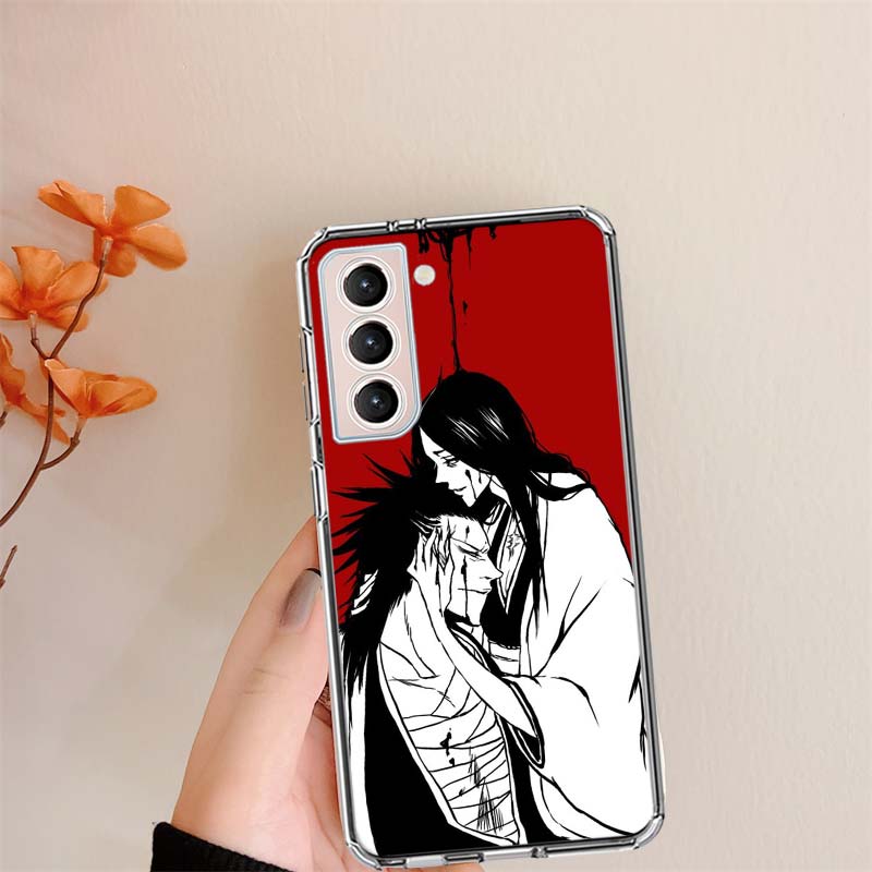 

BLEACH Zaraki Kenpachi Clear Phone Cases for Samsung S26 Ultra Galaxy S25 Edge S24 S23 FE S21 Plus S20 S22 S10 Cover Patterned C Samsung S25 Edge