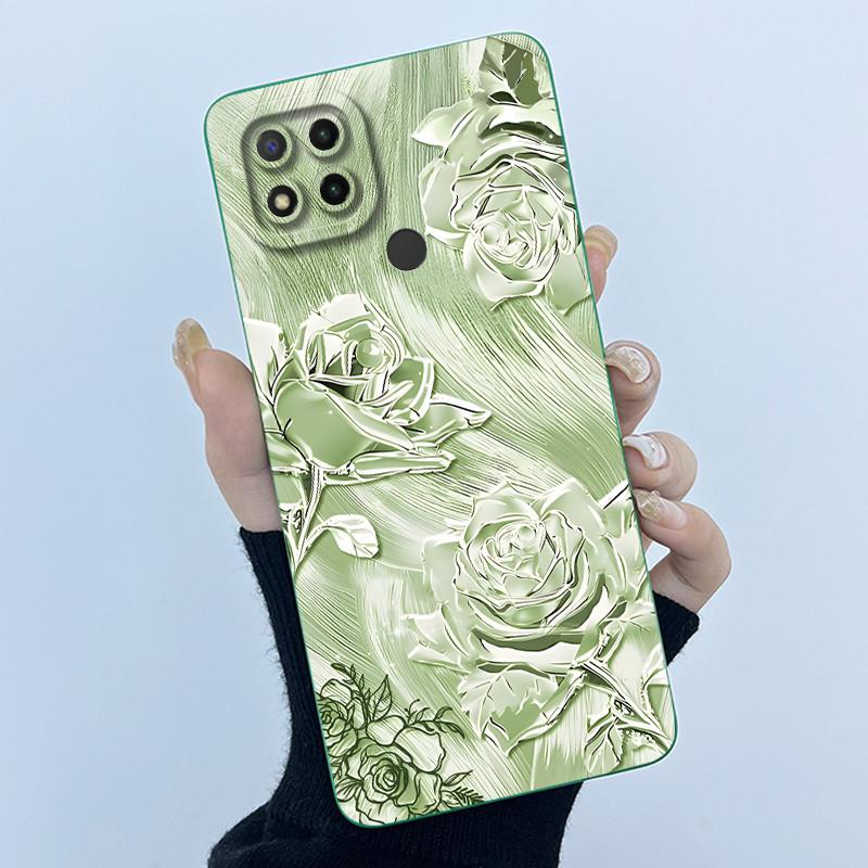 Fashion Simplicity Phone Case For Xiaomi Redmi 9C NFC Soft Liquid Silicone Fundas Redmi9C Redmi 9 C Camera Protection Cover Case