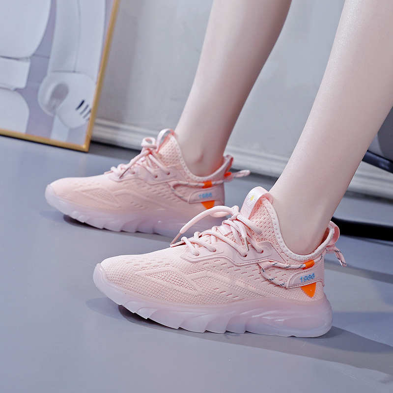 Fashion Big Sole Laced Breathable Women's Tennis Sneakers High Women Shoes Long Boots Brown Sport Deadlift Deporte Top Sale Runing
