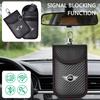 Car Key Case Signal Blocker Bag RFID Shielding Pocketor Key Bag For BMW Mini Cooper R50 R53 R55 R56 R60 R61 F54 F55 F56 Sticker ycahd11