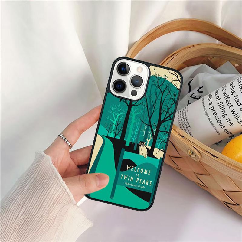 twin peaks Mobile Celular Phone Cases for iPhone 17 Air 16 15 14 12 13 PLUS 11 PRO MAX Coque Fundas