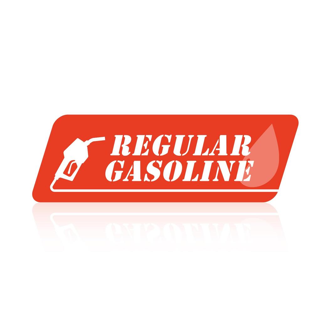 Gas Inlet Gasoline Stickers, Regular, High-Occ., Diesel, Diesel, Kerosene, Resistant, Strong Adhesive, Fuel Marking, Set of 2 (Regular, English)