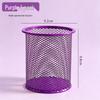 Creative Metal Pen Holder - Hollow Iron Art for Office & Student Desktop Stationery Storage