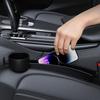 2 Pièces Organisateur d'Espace de Siège de Voiture avec Porte-Gobelet Grande Capacité Facile à Installer Universel Bande de Remplissage d'Espace Auto avec Trous pour Ceinture de Sécurité