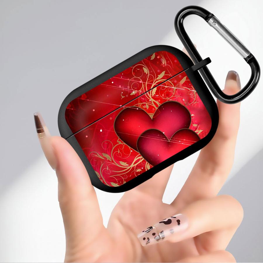Red Love Totem Soft Earphone Cases Cover Case For Airpods Pro2 2 1 4 3 Pro Pro3