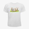 Easter Bunny Reading Books Tee Unisex T-Shirt Women, Men Graphic T-Shirt Unisex T-Shirt