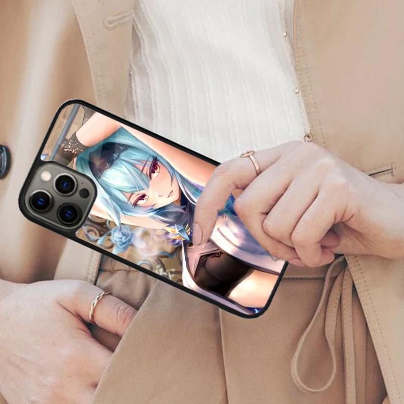 

Cute Sexy Eula Game Magnetic Phone Case For APPLE iPhone 17 Air 16 14 13 12 Pro Max 15 Plus Wireless Charge With MagSafe Cover iPhone 13mini