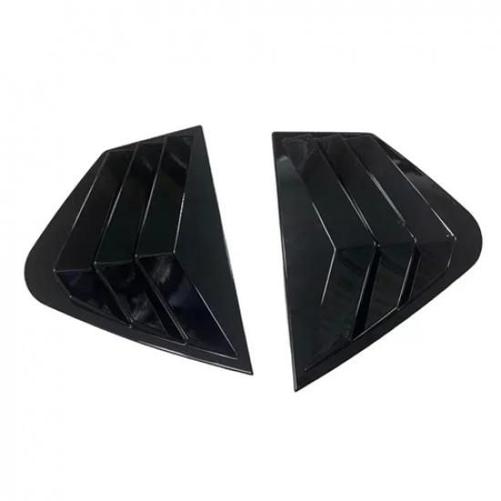 Gloss Black Side Vent Window Scoop Louver Cover Trim For Kia Optima K5 2011-2015