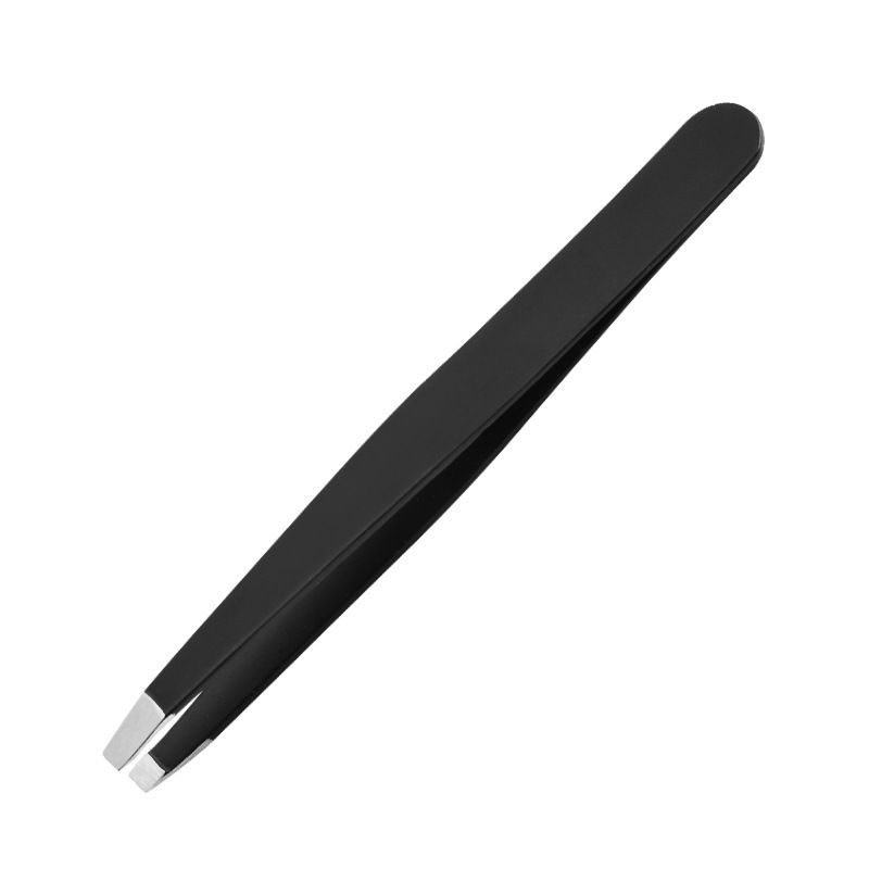 

Пинцет для бровей из нержавеющей стали черный плоский скошенный пинцет для глаз пинцет для придания формы бровям многоцелевой пинцет для удаления волос пинцет для бровей инструменты для макияжа Flat mouth