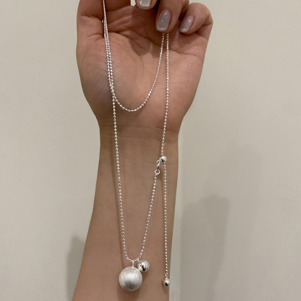 925 Silver Heart Pendant Necklace Adjustable Choker Elegant Love Jewelry Gift for Women Girls