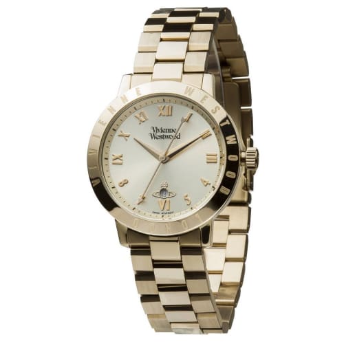 Vivienne Westwood Women's Watch #VV152GDGD Color: Gold Dial / Gold Case / Gold Strap