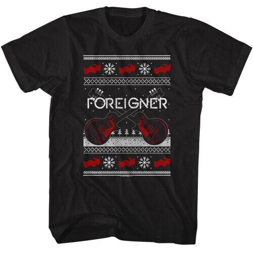 Foreigner Christmas Sweater T-Shirt - Black Unisex T-Shirt XXXXL