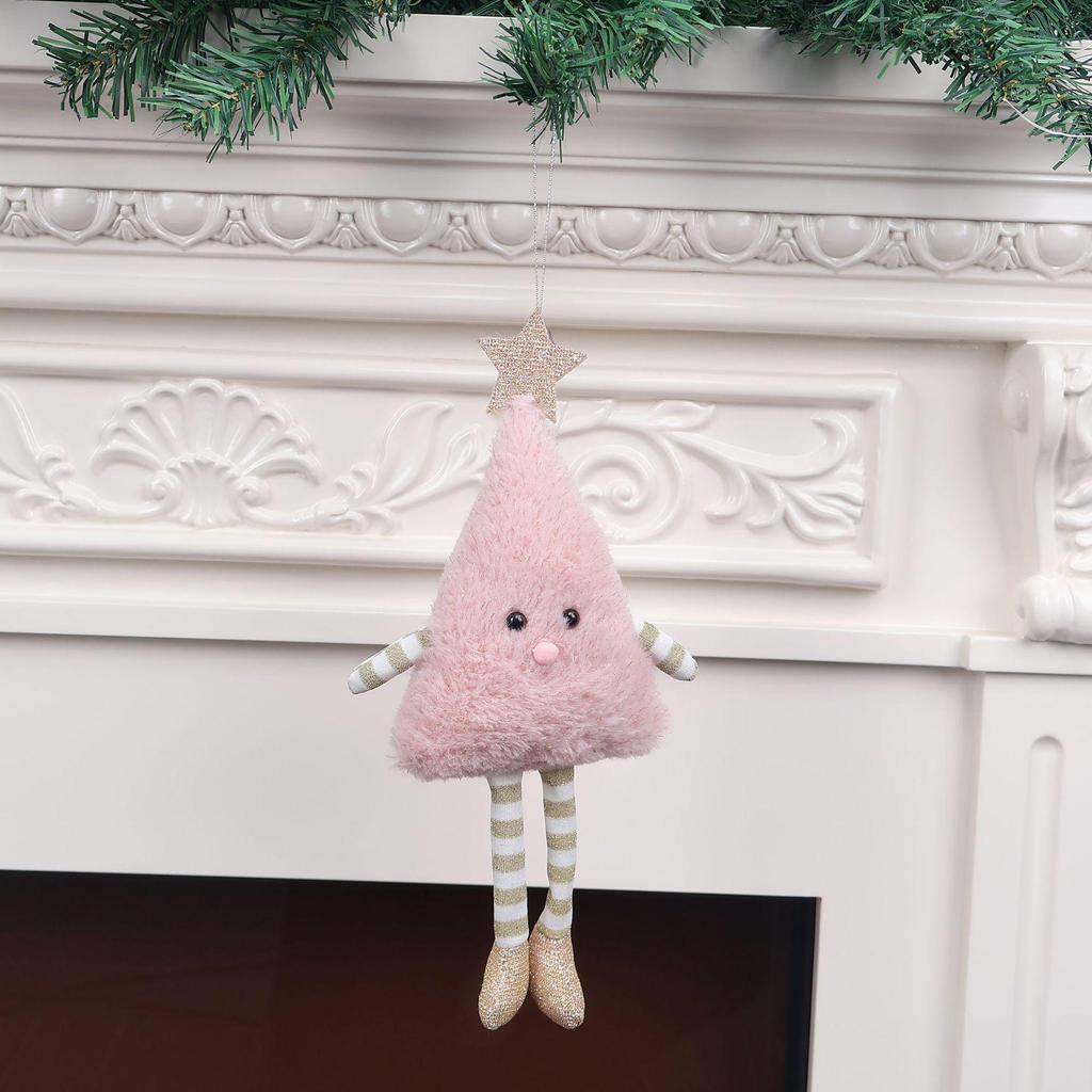 Cute Plush Christmas Dolls: Festive Home Ornaments & Party Decor