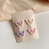 4Pcs Hairpins Hollow Star Heart Butterflies Shape Hair Clips Soft Macaron Colors Gentle BB Clips Kids Hair Accessories
